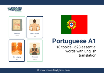 European Portuguese - Vocabulary by Levels
